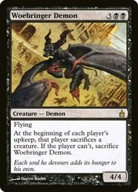 Woebringer Demon - Ravnica: City of Guilds - Magic: The Gathering card