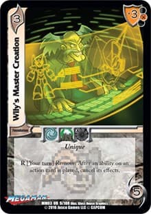 Wily's Master Creation - Mega Man: Battle for Power - UniVersus card