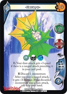 Rikuo - Darkstalkers: Warriors of the Night - UniVersus card