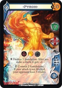 Pyron - Darkstalkers: Warriors of the Night - UniVersus card