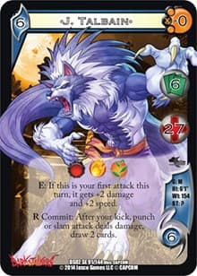 J. Talbain - Darkstalkers: Warriors of the Night - UniVersus card