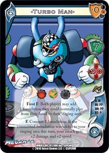 Turbo Man - Mega Man: Battle for Power - UniVersus card