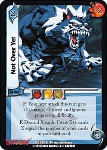 Not Over Yet - Darkstalkers: Warriors of the Night - UniVersus card
