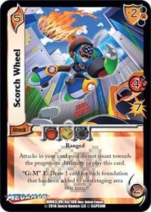 Scorch Wheel - Mega Man: Battle for Power - UniVersus card