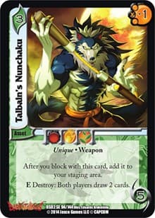 Talbain's Nunchaku - Darkstalkers: Warriors of the Night - UniVersus card