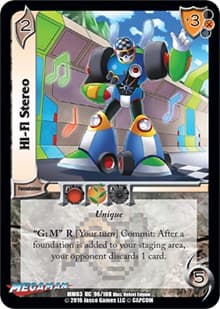Hi-Fi Stereo - Mega Man: Battle for Power - UniVersus card
