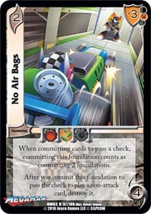 No Air Bags - Mega Man: Battle for Power - UniVersus card