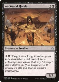 Accursed Horde - Hour of Devastation - Magic: The Gathering card