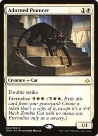 Adorned Pouncer - Hour of Devastation - Magic: The Gathering card