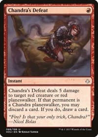 Chandra's Defeat - Hour of Devastation - Magic: The Gathering card