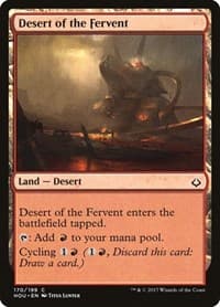 Desert of the Fervent - Hour of Devastation - Magic: The Gathering card