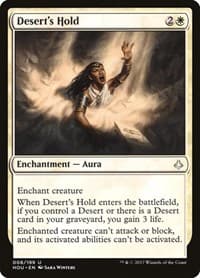 Desert's Hold - Hour of Devastation - Magic: The Gathering card