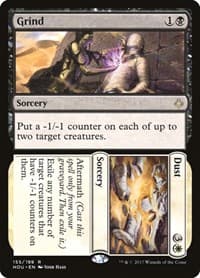 Grind // Dust - Hour of Devastation - Magic: The Gathering card