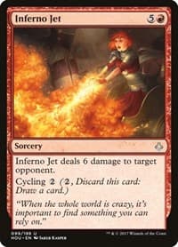 Inferno Jet - Hour of Devastation - Magic: The Gathering card