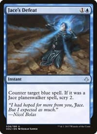 Jace's Defeat - Hour of Devastation - Magic: The Gathering card