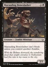 Marauding Boneslasher - Hour of Devastation - Magic: The Gathering card