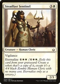 Steadfast Sentinel - Hour of Devastation - Magic: The Gathering card