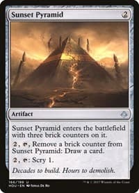 Sunset Pyramid - Hour of Devastation - Magic: The Gathering card