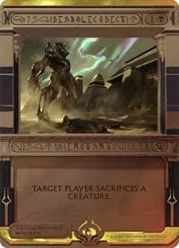 Diabolic Edict - Masterpiece Series: Amonkhet Invocations - Magic: The Gathering card