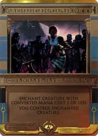 Threads of Disloyalty - Masterpiece Series: Amonkhet Invocations - Magic: The Gathering card