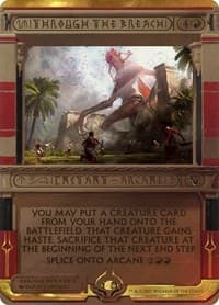 Through the Breach - Masterpiece Series: Amonkhet Invocations - Magic: The Gathering card