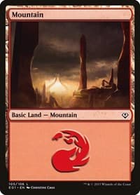 Mountain (105) - Archenemy: Nicol Bolas - Magic: The Gathering card