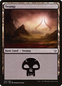 Swamp (104) - Archenemy: Nicol Bolas - Magic: The Gathering card