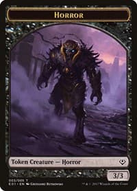 Horror // Zombie Double-Sided Token - Archenemy: Nicol Bolas - Magic: The Gathering card