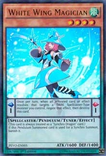White Wing Magician - Pendulum Evolution - YuGiOh card