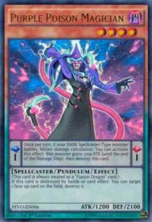 Purple Poison Magician - Pendulum Evolution - YuGiOh card