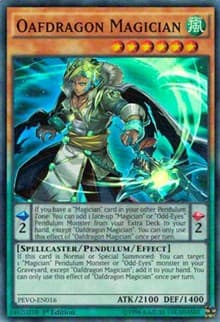 Oafdragon Magician - Pendulum Evolution - YuGiOh card