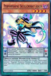 Performapal Skullcrobat Joker - Pendulum Evolution - YuGiOh card