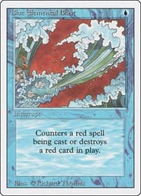 Blue Elemental Blast - Revised Edition - Magic: The Gathering card