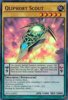 Qliphort Scout - Pendulum Evolution - YuGiOh card