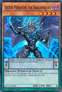 Lector Pendulum, the Dracoverlord - Pendulum Evolution - YuGiOh card