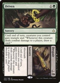 Driven // Despair - Hour of Devastation - Magic: The Gathering card