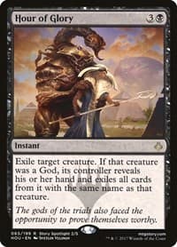 Hour of Glory - Hour of Devastation - Magic: The Gathering card