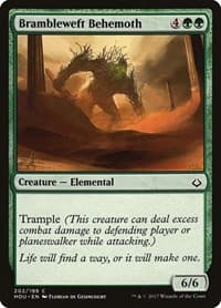 Brambleweft Behemoth - Hour of Devastation - Magic: The Gathering card