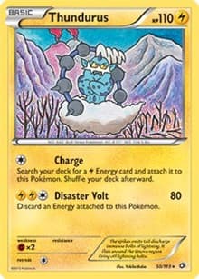 Thundurus - 50/113 (BW Legendary Treasures) - Deck Exclusives - Pokemon card