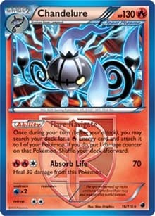 Chandelure - 16/116 (BW Plasma Freeze) - Deck Exclusives - Pokemon card