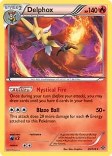Delphox - 26/146 (XY Base Set) - Deck Exclusives - Pokemon card