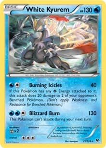 White Kyurem - 21/124 (XY Fates Collide) - Deck Exclusives - Pokemon card