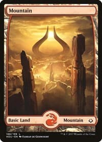 Mountain (188) - Full Art - Hour of Devastation - Magic: The Gathering card