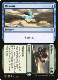 Reason // Believe - Hour of Devastation - Magic: The Gathering card