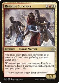 Resolute Survivors - Hour of Devastation - Magic: The Gathering card