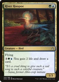 River Hoopoe - Hour of Devastation - Magic: The Gathering card