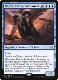 Unesh, Criosphinx Sovereign - Hour of Devastation - Magic: The Gathering card