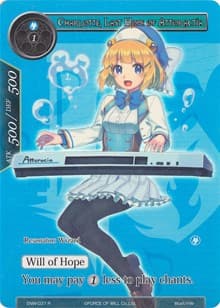 Charlotte, Last Hope of Attoractia (Alternate Full Art) - Echoes of the New World - Force of Will card