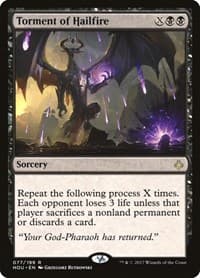 Torment of Hailfire - Hour of Devastation - Magic: The Gathering card