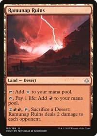 Ramunap Ruins - Hour of Devastation - Magic: The Gathering card